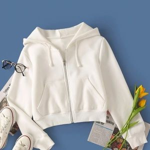 SHEIN WHITE HOODIE